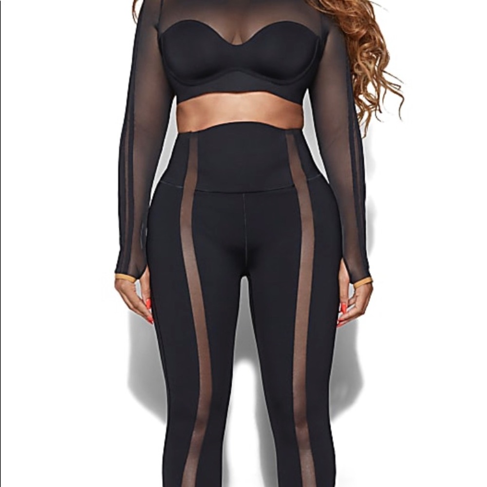 BEYONCE IVY PARK x ADIDAS MESH PANEL TIGHTS